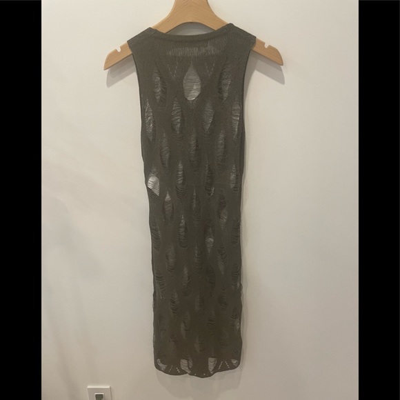2022 spring Dion Lee NET DISTRESSED MINI Dress - Picture 5 of 16